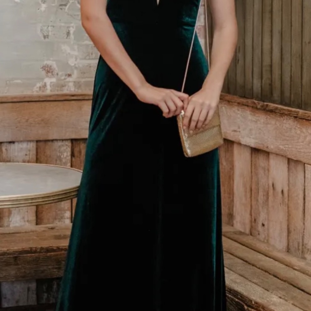 Jenny Yoo- The Logan (emerald size 12) - Picture 3 of 5